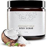 Jema & Co. - Exfoliating Body Scrub, Body Exfoliator with Shea Butter, Coconut & Sweet Almond Oil, Moisturizing Dead Sea Salt