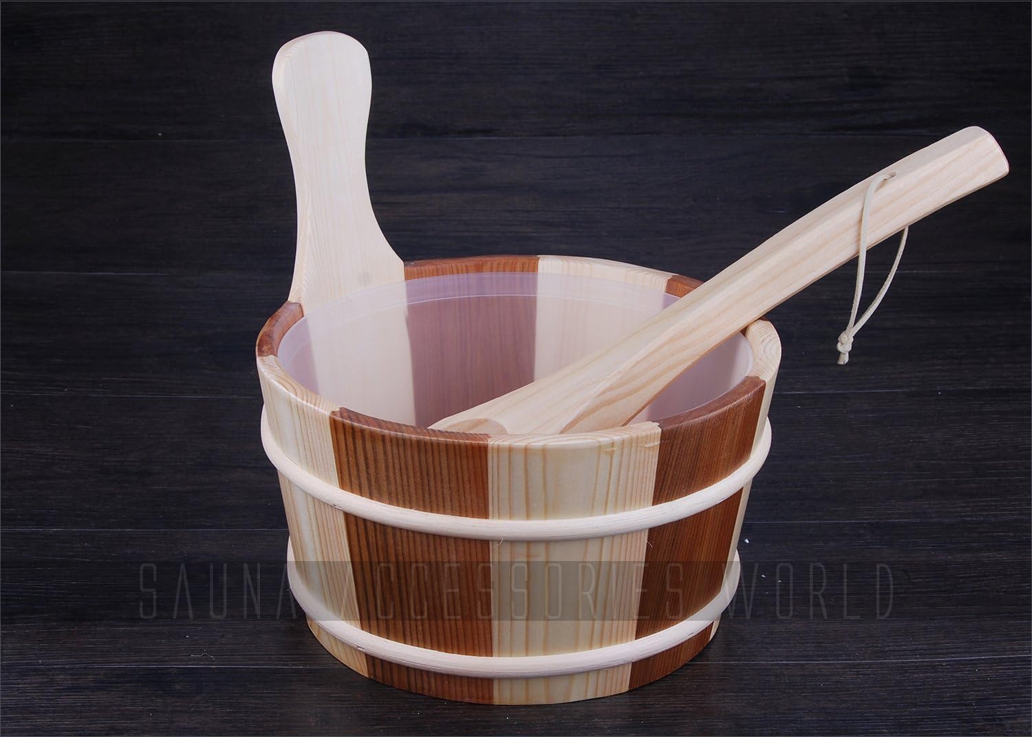 4L Red Cedar And White Pine antique wooden buckets For Sauna Room Use