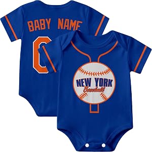 KREDE Baby Clothes Custom Name Number Bodysuit for Baby Boy | Custom Birthday Baptisms Gift for Baby Girl Boy