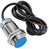 Heschen M30 Inductive Proximity Sensor Switch Shield Type | LJ30A3-10-Z/AY Detector 10mm 10-30VDC 200mA PNP Normally Closed(NC) 3 Wire