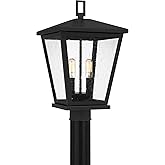 Quoizel JFY9011MBK Joffrey Outdoor Post, 2-Light 120 Total Watts, Matte Black