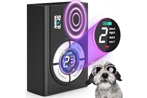 RESSYYT Dog Training & Behavior Aids,Anti Barking Device and Dog Bark Control Device of 33ft Range,Dog Barking Deterrent with 3 Levels,Outdoor Dog Barking Control Device with Waterproof Bark Box