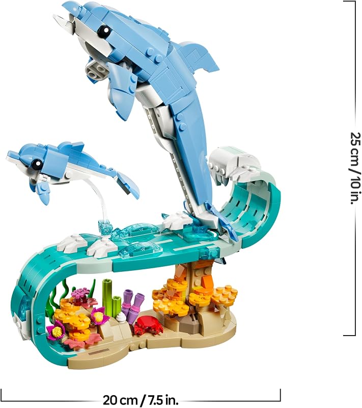 Creator 3 in 1 Animali marini: meravigliosi delfini 31385