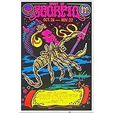 Scorpio Zodiac Sign - Flocked - Blacklight Poster - 23