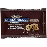 Ghirardelli 60% Cacao Bittersweet Baking Chocolate Chips, 3 Pound