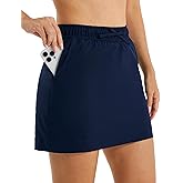 Stelle Women's Golf Skort Skirts 16" Hiking Skort for Tennis Outdoors Quick Drying Athletic Workout Skort with Pockets