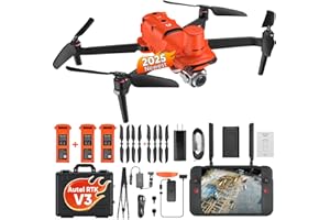 Autel Robotics EVO II PRO RTK V3, S-ony 1'' 6K/30fps HDR Video, Centimeter-Level Positioning, High-Precision GNSS Base Station, PPK Support, 20MP, SkyLink 2.0, 15KM Transmission, For Mapping