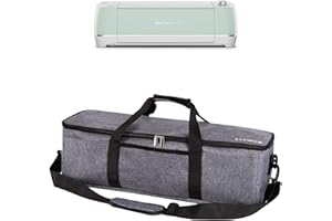 LLYWCM Carrying Case for Cricut Explore Air,Portable Bag Compatible with Cricut Maker, Cameo 3 and Cameo 4, Lightweight Tote for Die-Cut Machines Accessories (Gray)