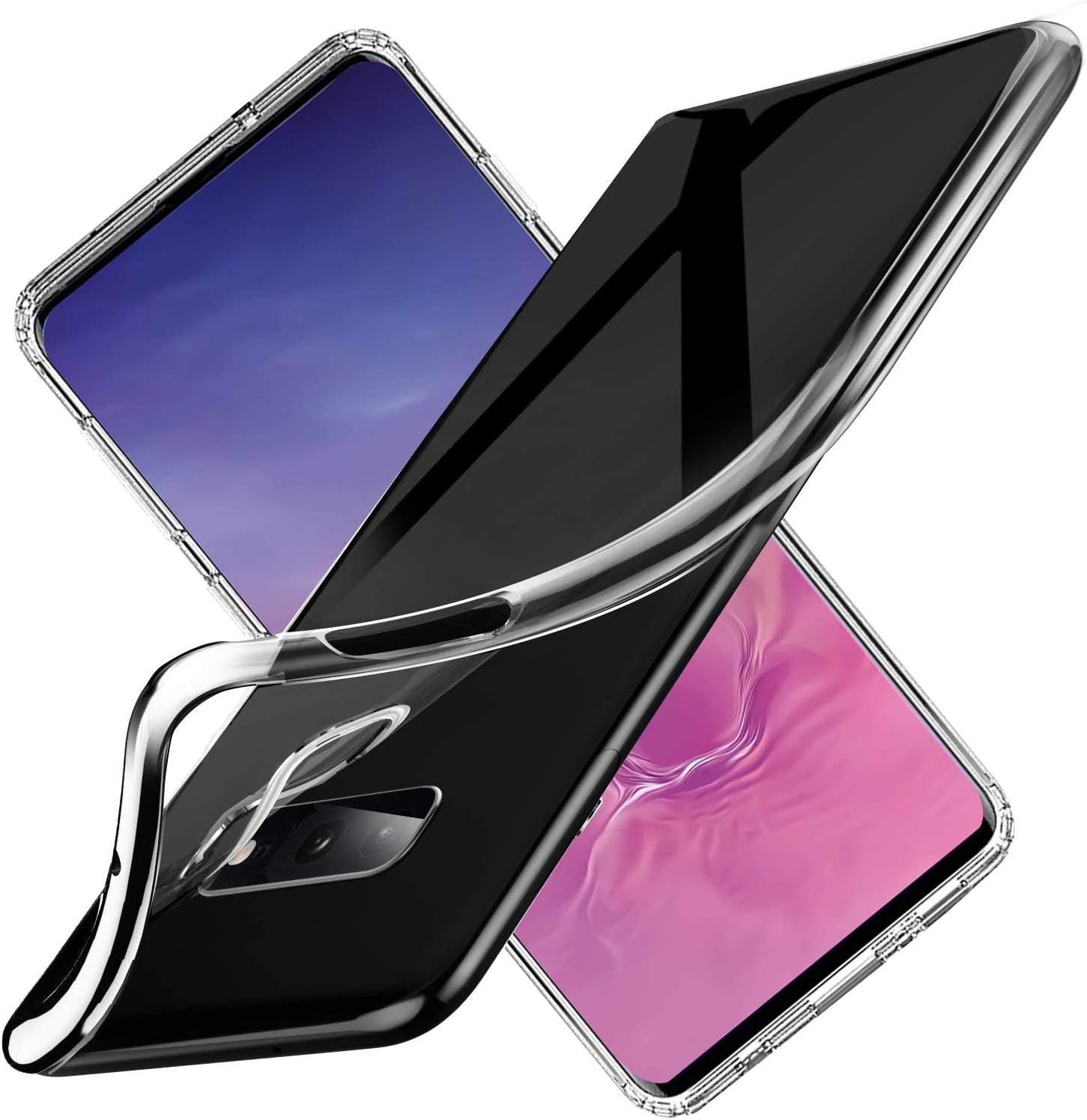 Unov Galaxy S10e Case, Clear Soft TPU Shock Absorption Slim Protective Back Cover for Samsung Galaxy S10e 5.8in (Crystal Clear)