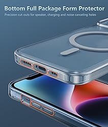 FNTCASE for iPhone 13 Phone Case: Clear Phone Case