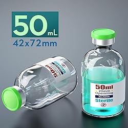 Ks-Tek Sterile Empty Vials with Self Healing