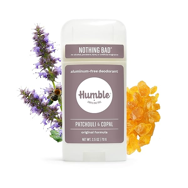 HUMBLE BRANDS PATCHOULI COPAL FRANKINCENSE DEODORANT, 2.5 OZ