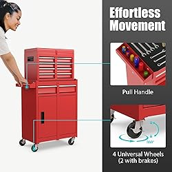 Goplus Tool Chest, 5 Drawers Rolling Tool Cabinet