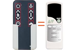 XINJISHIMIN Replacement Remote Control for Real Flame 4099 Electric Fireplace Infrared Quartz Space Heater