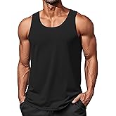 EKLENTSON Men's Workout Tank Top Summer Quick Dry Gym Shirts Muscle Sleeveless Cotton Shirt Moisture Wicking Beach