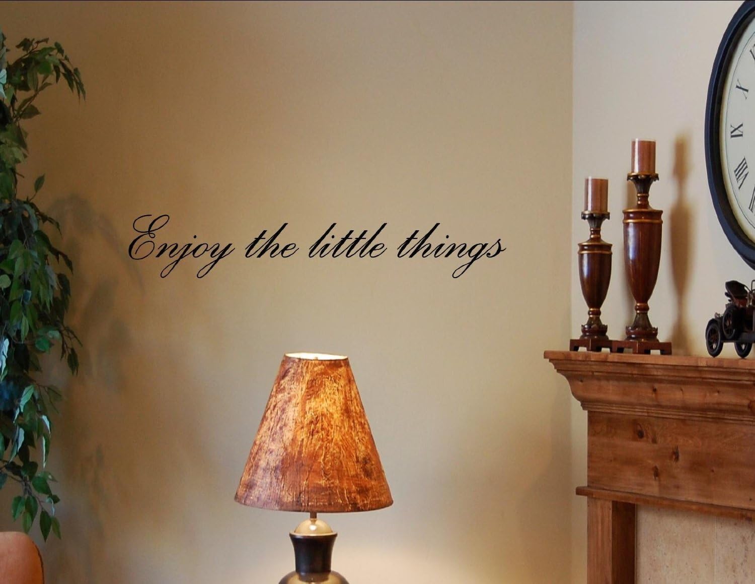 ENJOY THE LITTLE THINGS Vinyl wall quotes Inspirational sayings home
