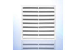 LAMINAIRE Advanced Aluminum Return Grille - 22x22 Inch Ceiling or Wall Vent Cover - Rustproof- Fixed Blades- No Louver, No Filter, Without Damper.[Front Grille Size: 23.6" x 23.6"][Duct Hole Size: 22" x 22"]