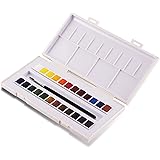 SENNELIER, La Petite Aquarelle Watercolor Sets, 24-Color Half Pan Set, Multicolor