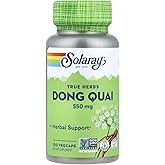 SOLARAY Dong Quai Root 550mg | Healthy Menstrual & Menopausal Support | Womens Health Supplement | Whole Root | Non-GMO, Vegan & Lab Verified | 180ct