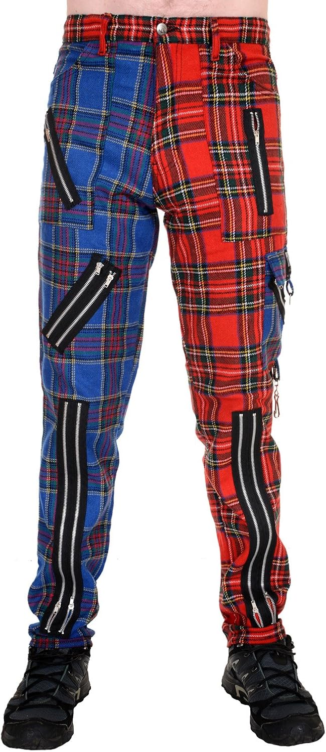 tartan jeans punk