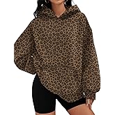 LOMON Hoodies for Women Oversized Sweatshirt Hooded Long Sleeve Casual Fleece Tops Pullover Sweater with Pocket