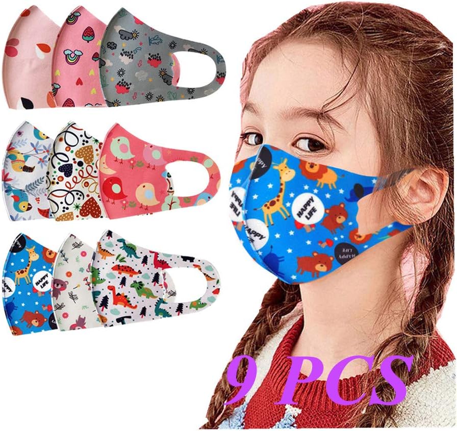 Amazon DAZqqc 9Pcs Children Kids Boys Girls Washable Adjustable