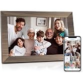 Canupdog WiFi Digital Picture Frame 10.1 Inch, IPS Touch Screen Smart Cloud Digital Photo Frame with 16GB Storage, Wall Mountable, Auto-Rotate, Share Photos from Anywhere Via App