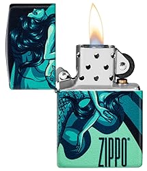 Zippo Mermaid Design 540 Color Pocket Lighter