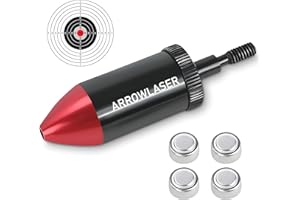 GOTICAL Arrow Laser Sight Tactical Archery Bore Sight Red Dot Laser for Compound Bow Crossbow Boresighter Sight Tool for Target