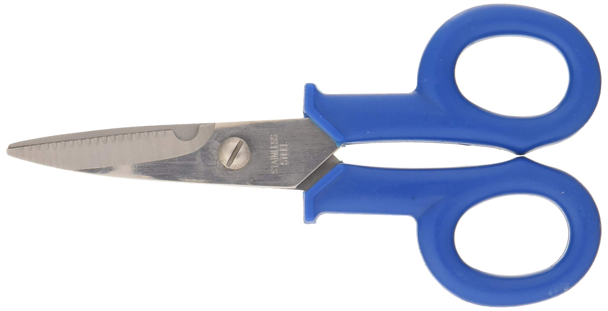 Electraline 59101 – Electrician scissors and deshierbe – Curved Blade – Stainless Steel