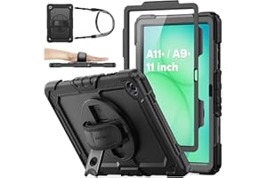 SEYMAC stock Case for Samsung Galaxy Tab A11+/A9+ Plus 11'', Full-Body Drop Protection Case with Screen Protector Pencil Hold