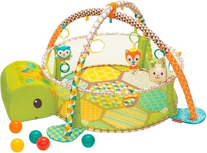 infantino grow with me activity gym and ball pit