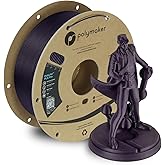Polymaker PLA PRO Filament 1.75mm 1kg, Tough & High Rigidity Dark Purple 3D Printing Filament, PolyLite PLA PRO 3D Printer Fi