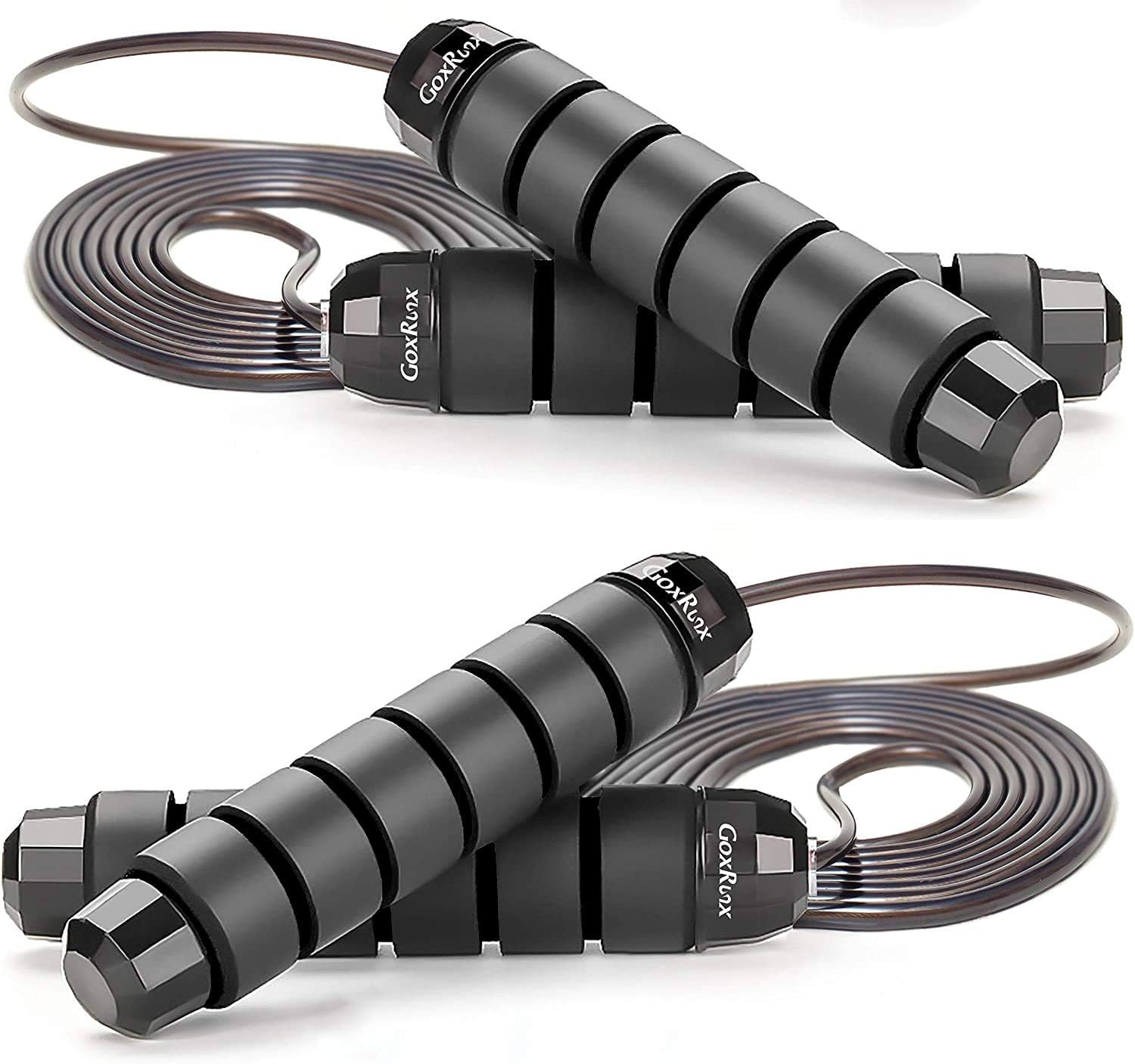 2 PackJump Rope TangleFree Ball Bearings Rapid Speed Skipping Rope