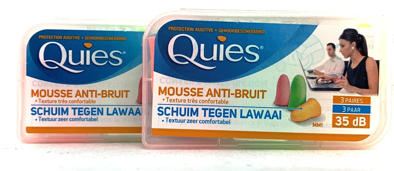 quies - Comfort Foam Protection - 3 Pairs - Set of 2