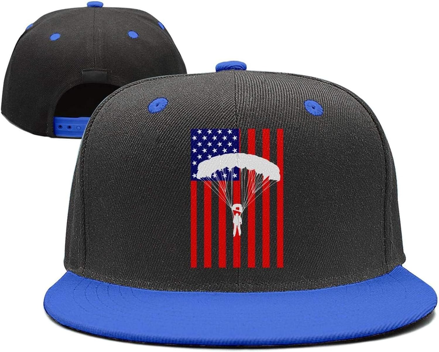 STWr American Parachuting Skydiving USA Flag Unisex Classic Fashion Hip