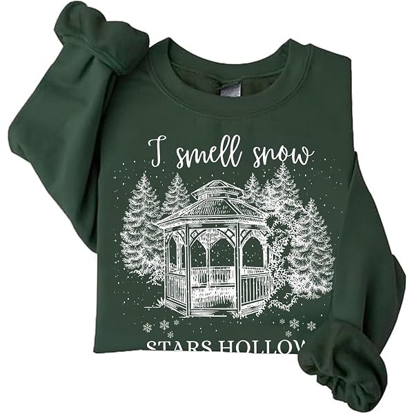 Sudadera Navideña Gilmore Girls - I Smell Snow, Licencia Oficial Warner Bros, Tela Cálida