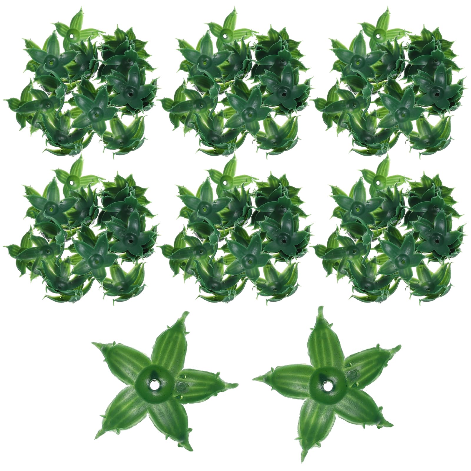 PATIKIL Artificial Flowers Calyxes, 120Pack Fake Leaves Sepals Petal Greenery Leaves Bulk for DIY Wedding Bouquets Garland Centerpieces Party Decorations, Green