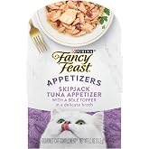 Purina Fancy Feast Appetizers, Skipjack Tuna &amp; Sole, 1.1 oz trays, 10-Pack