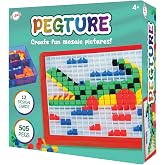 Playkidz: Pegture Set with 505 Larger Pieces + 12 Design Cards. Mosaic Puzzle Toy Set, Creative Skills Development, Educational Learning Toys for Kid. Great Gift for Boys &amp; Girls.