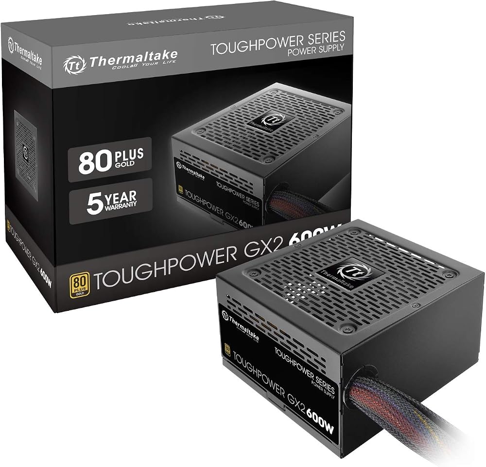 Thermaltake Toughpower GX2 600W 80+ Gold ATX Power Supply SLI Crossfire Ready 5