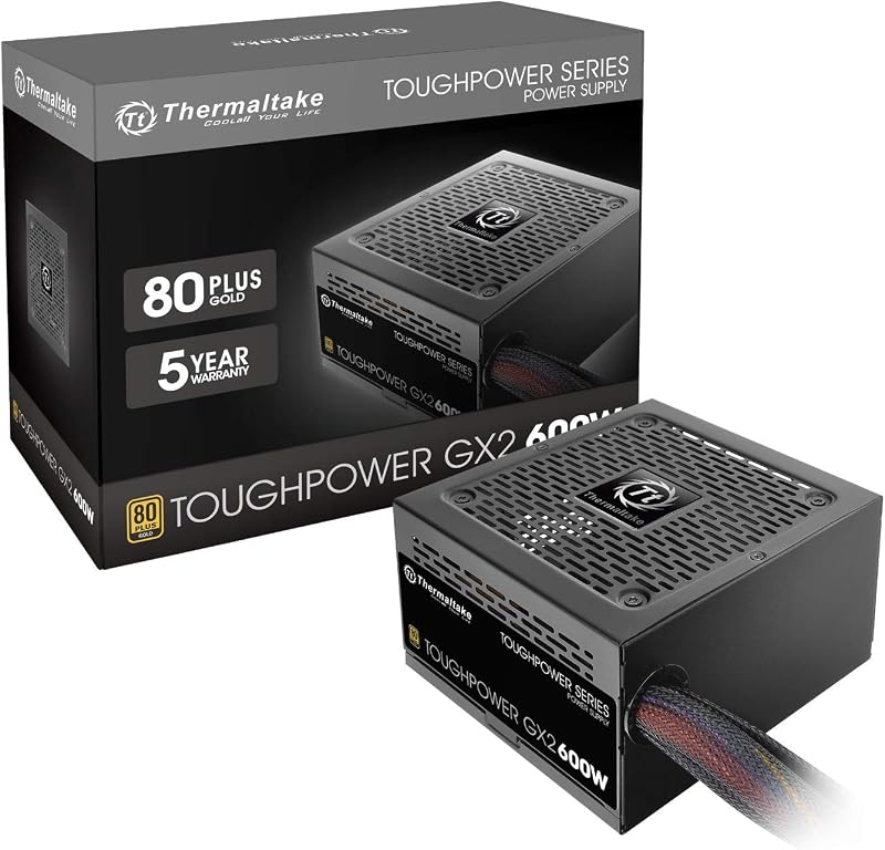 Thermaltake Toughpower GX2 600W 80+ Gold ATX Power Supply SLI Crossfire Ready 5