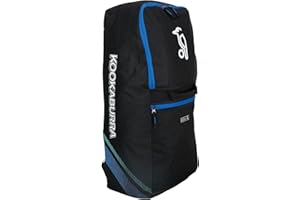 Kookaburra d6500 Duffle Cricket Bag - Black/Blue, Black/Blue, One Size, Cricket Duffle Bag
