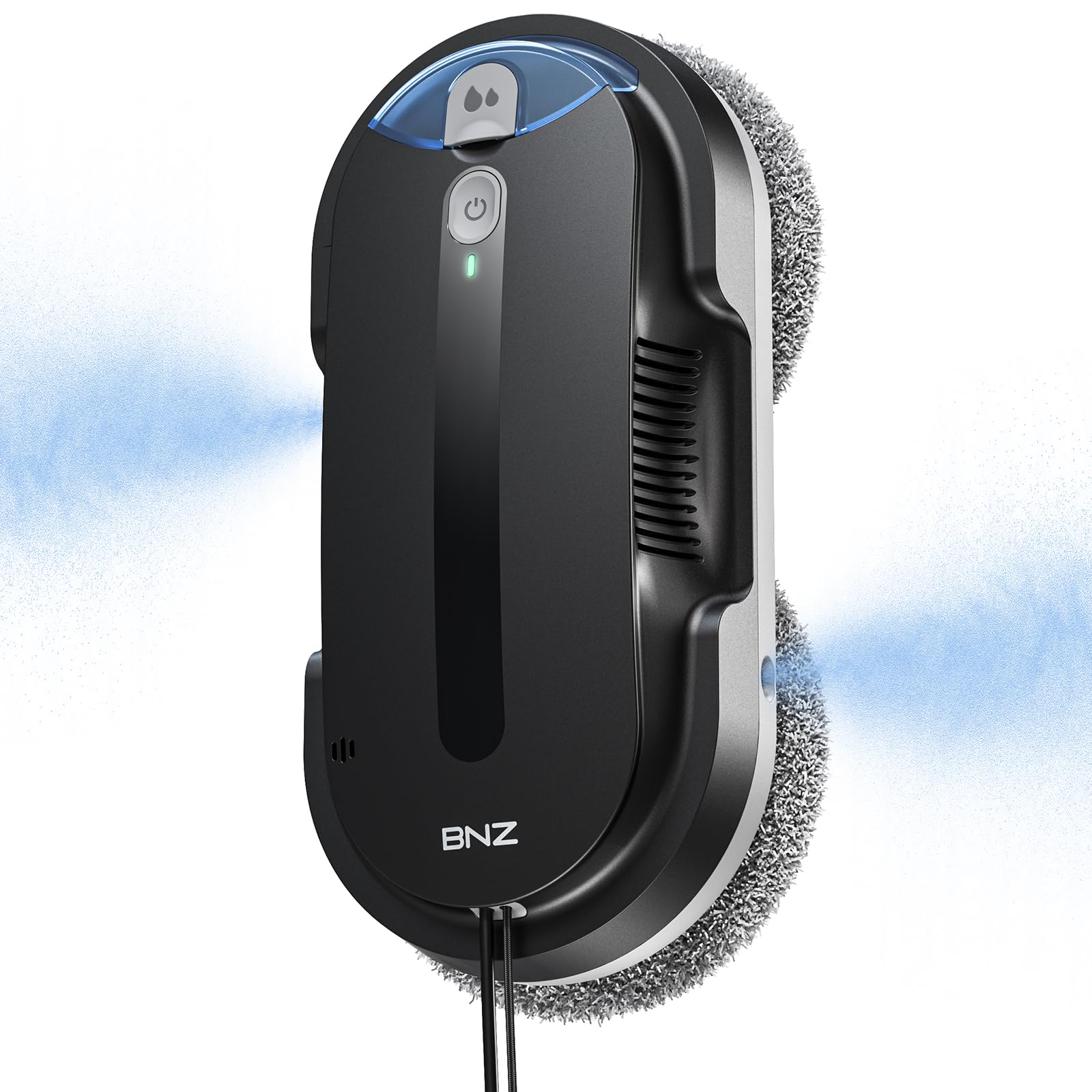 Photo 1 of BNZ Smart Window Cleaning Robot, Twin Turbo & Dual Auto-Spray Window Cleaner with Multiple Safety System, AI Path Planning, Frameless Edge Detection, K1 (Matt Black)