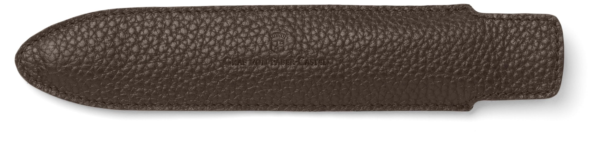 Graf von Faber-Castell 118746 Pencil Case for 1 Writing Instrument, Cashmere, Dark Brown — image 1