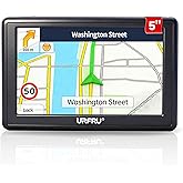 5-inch GPS Navigator for Car, Small Size Fits Tight Cab, No Network Needed | 2026 Offline Map with Free Updates Lifetime, Voice Guidance, Touchscreen, Speed and Traffic Alerts, Custom Route by Car Size