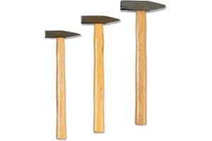 Cast Master Elite Blacksmith Tools - 3 Piece Set: Forge Hammers - Cross Peen & Machinist Hammers