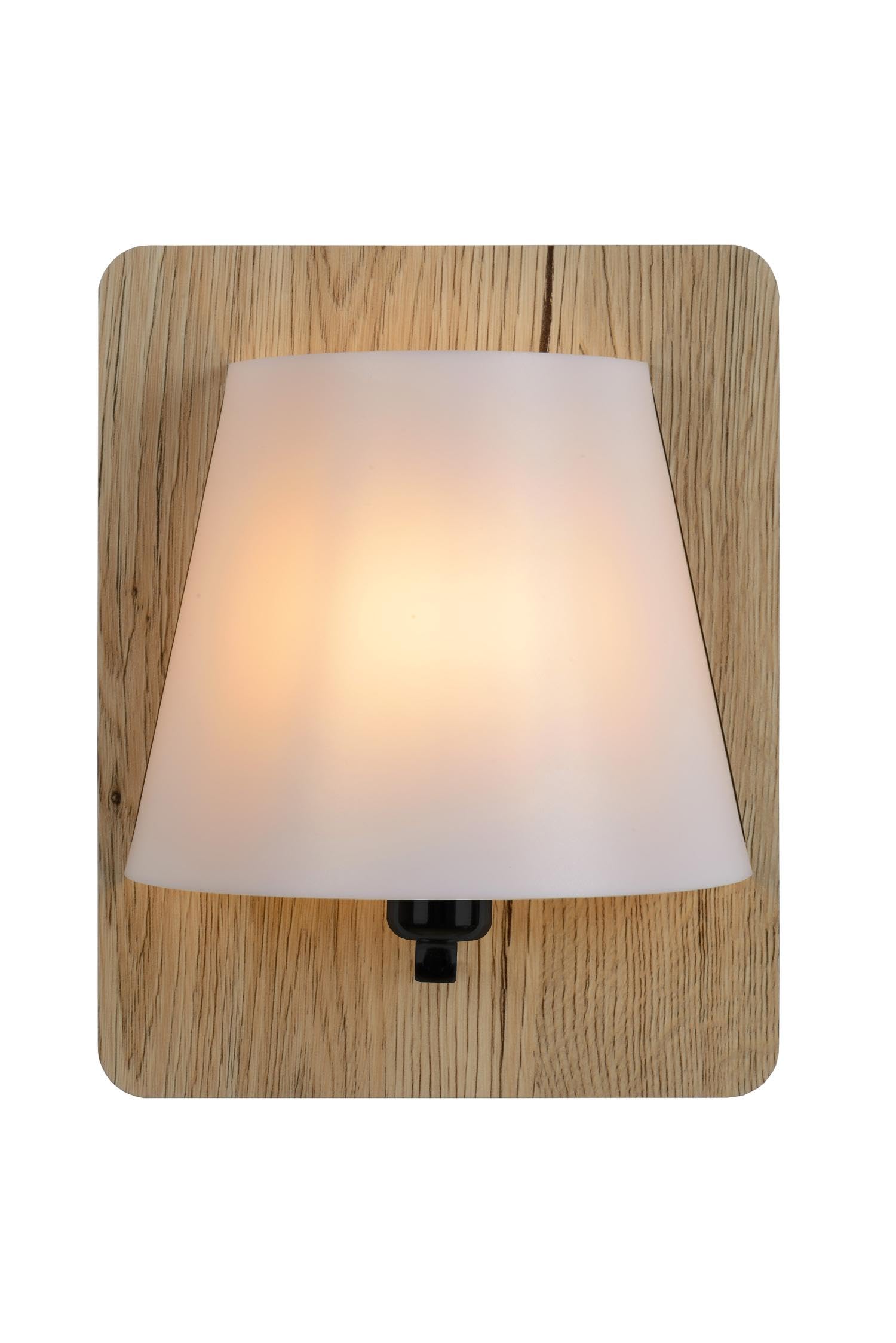Lucide Idaho - Wall Light - E14 - Light Wood