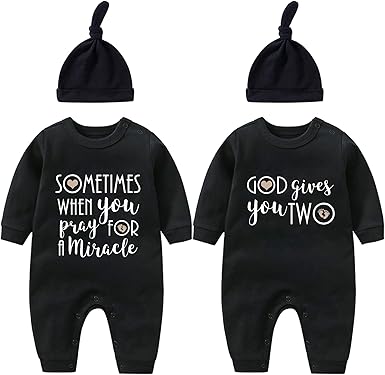 Culbutomind Ensemble De Jumeaux Pour Bebe Filles Garcons Sometimes When You Pray For A Miracle God Grenouillere Pour Nouveau Ne Amazon Fr Vetements Et Accessoires Culbutomind Ensemble De Jumeaux Pour Bebe Filles Garcons Sometimes When You Pray For A Miracle God Grenouillere Pour Nouveau Ne Amazon Fr Vetements Et Accessoires