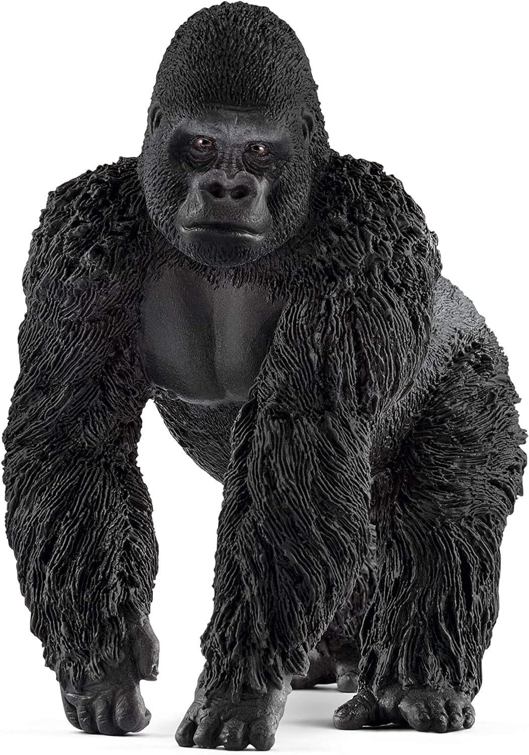 SCHLEICH Wild Life 14770 Realistic Male Gorilla Animal Figure – Realistic Male Gorilla – Animal Figure Set for Imaginative Play from Age 3+